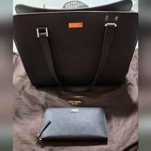 Kate spade purse and matching wallet